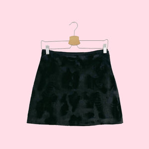 ICEBERG JEANS FAUX FUR MINI SKIRT (27)