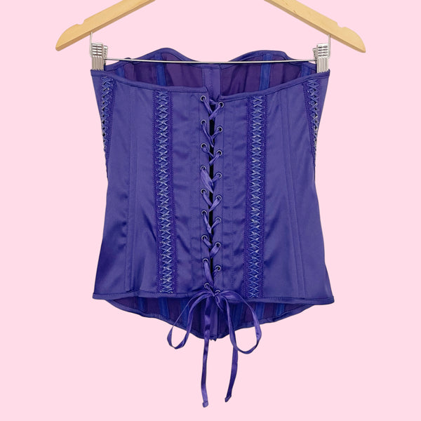 PURPLE LACE UP CORSET (M)