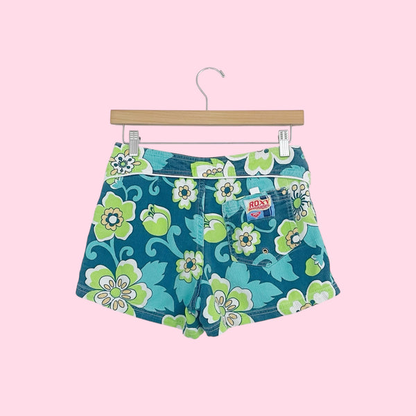 Y2K Roxy Floral Boardshorts (S)
