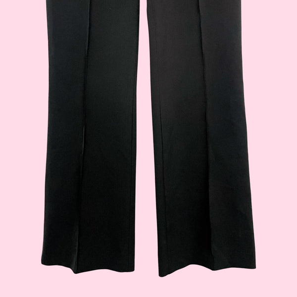 BEBE BLACK CENTER SEAM OFFICE PANTS (4)