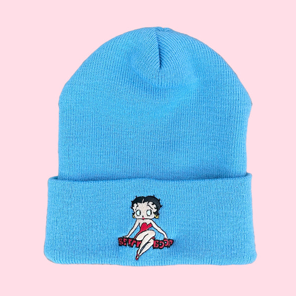 BETTY BOOP EMBROIDERED BEANIE (S/M)