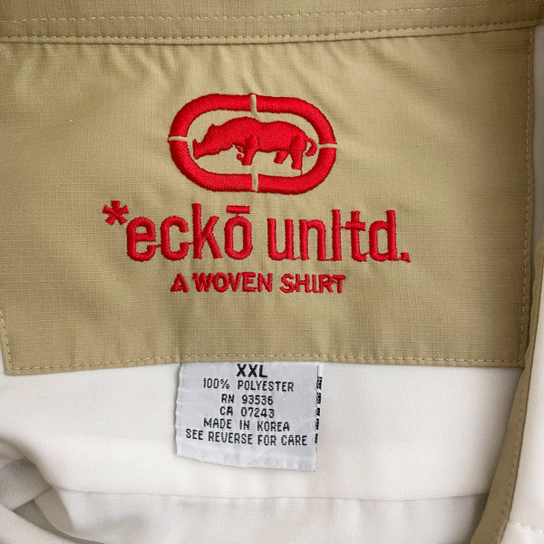 Y2K Ecko Unltd Marvel Wolverine Black Rhino Exhibit Shirt (XXL)