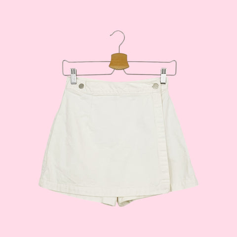 90S PARIS BLUES WHITE DENIM MINI SKORT (25)
