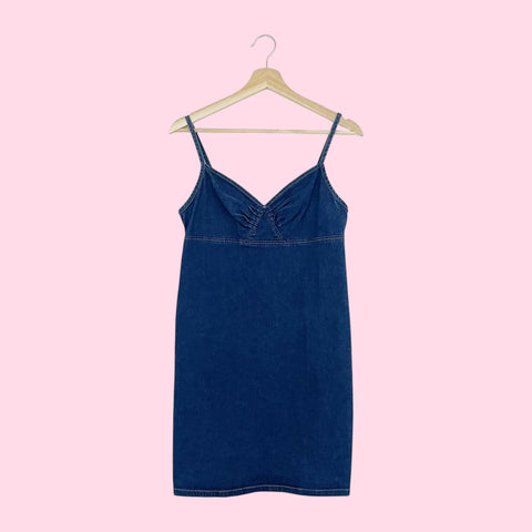 DARK DENIM MINI DRESS (7)