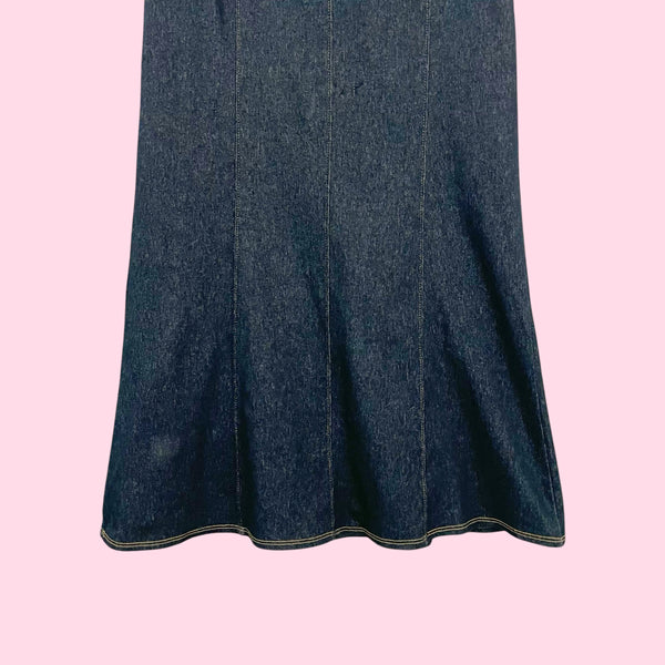 FAUX DENIM MAXI SKIRT (25)