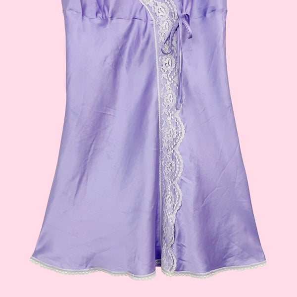 VICTORIA'S SECRET LAVENDER SLIP DRESS (XS)