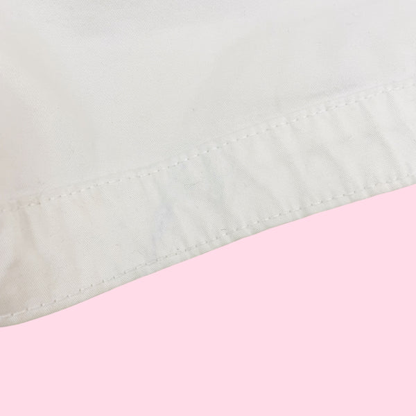Y2K WHITE LOW RISE SHORTS (7)