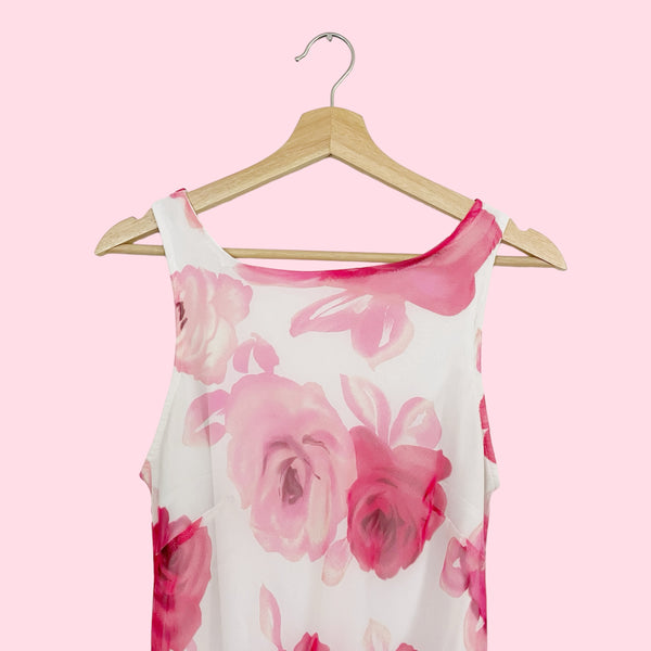 ROSE PRINT MIDI DRESS (6/8)