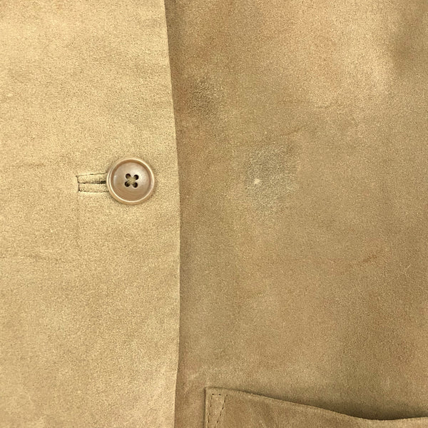 Y2K GAP TAN SUEDE JACKET (XS)