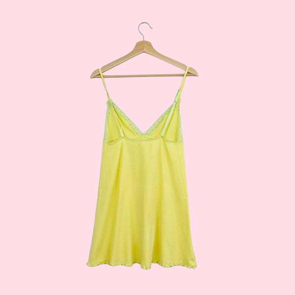 VICTORIA'S SECRET YELLOW COTTON DRESS (S)