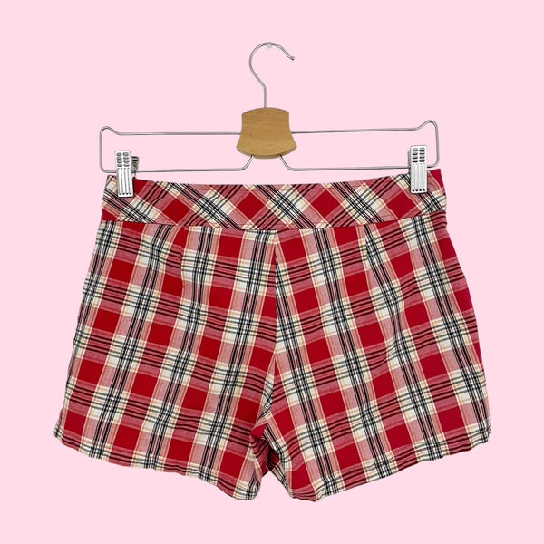 RED PLAID SHORTS (5)