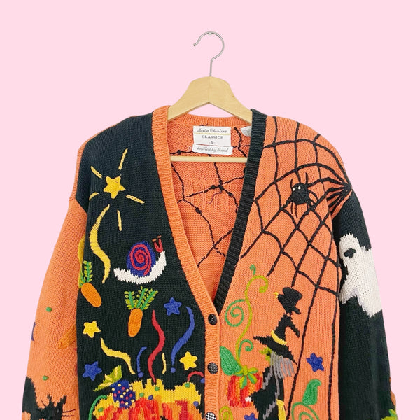 90S HALLOWEEN NOVELTY CARDIGAN (S)