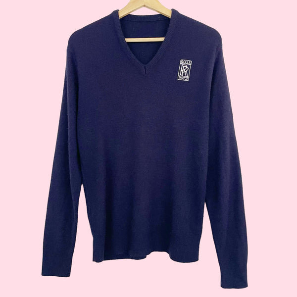 ROLLS ROYCE EMBROIDERED SWEATER (M/L)