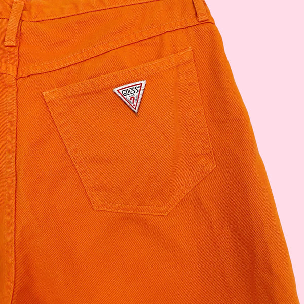GUESS JEANS ORANGE JORTS (30)