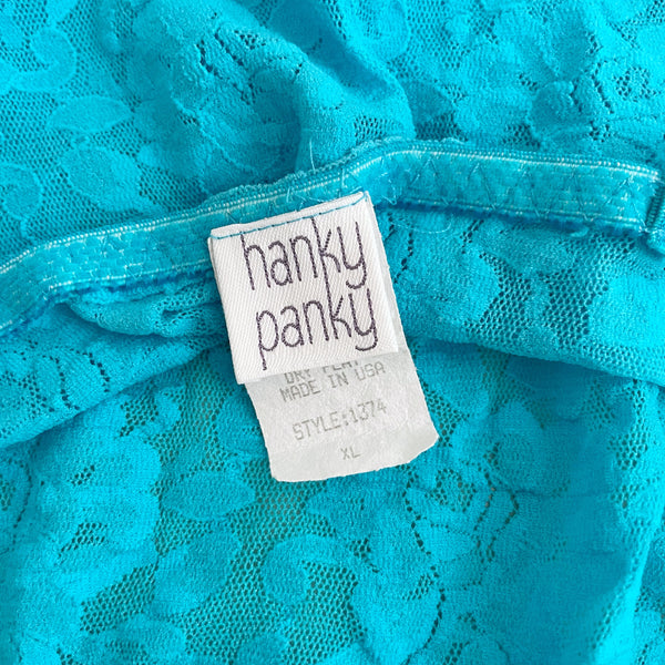 HANKY PANKY AQUA LACE CAMI (L/XL)