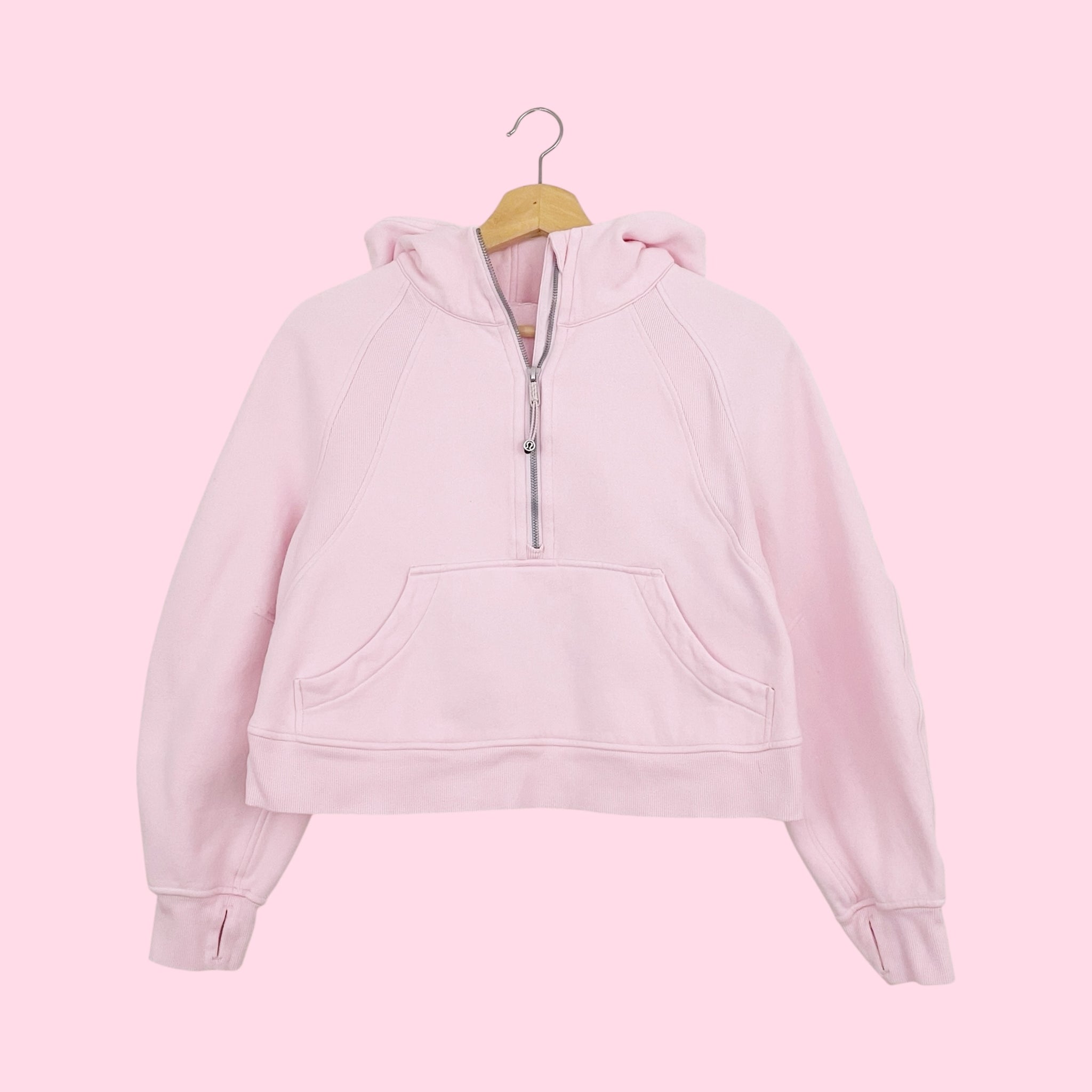 LULULEMON SCUBA OVERSIZED 1/2 ZIP HOODIE (XS/S)