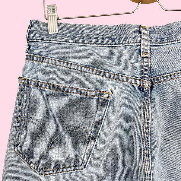 Levi's 505 Long Denim Shorts (32)