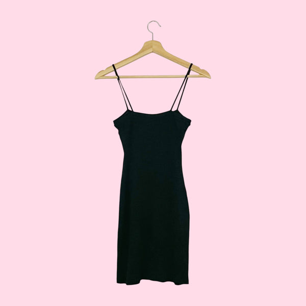 90S BLACK MINI DRESS (XS/S)