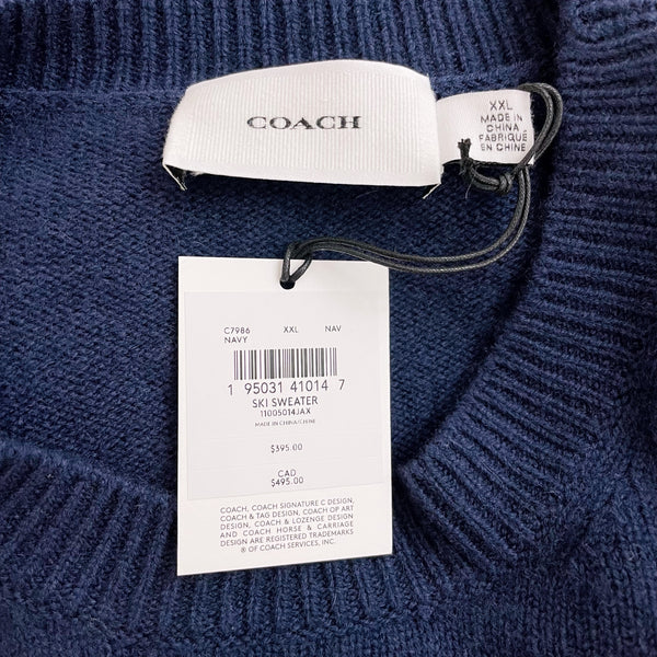 COACH SKI INTARSIA SWEATER (XXL)