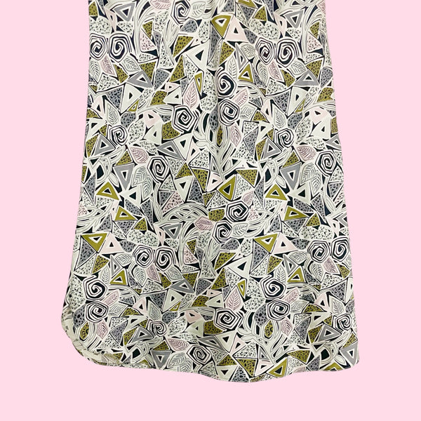 PRINTED SILK SLIP DRESS (XS/S)