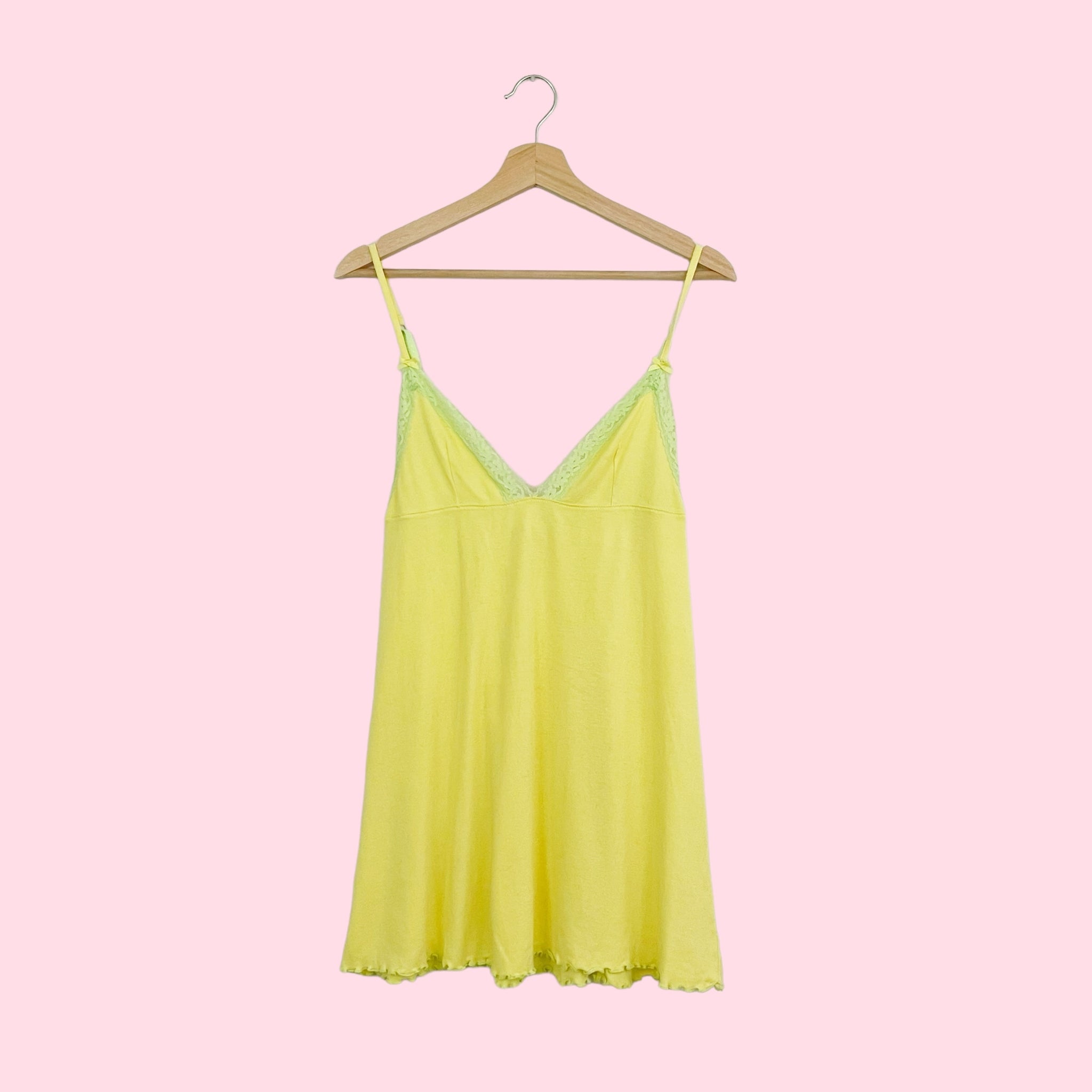 VICTORIA'S SECRET YELLOW COTTON DRESS (S)