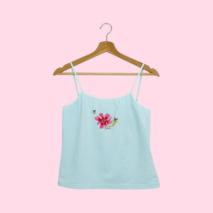 FLOWER + BEE GRAPHIC TANK (L)