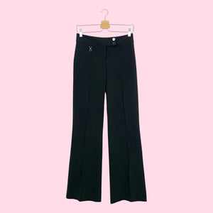 BEBE BLACK CENTER SEAM OFFICE PANTS (4)