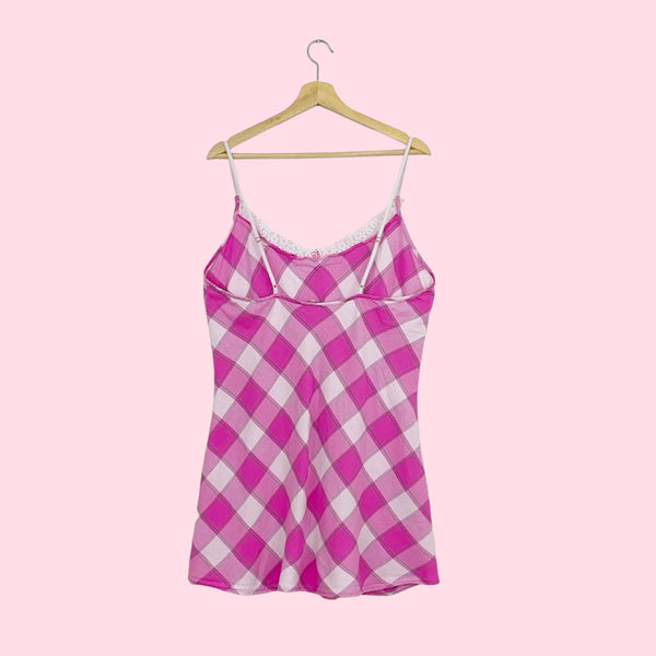 VICTORIA'S SECRET PLAID COTTON DRESS (XL)