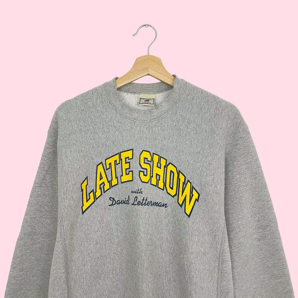 LATE SHOW W/ DAVID LETTERMAN SWEATSHIRT (M)