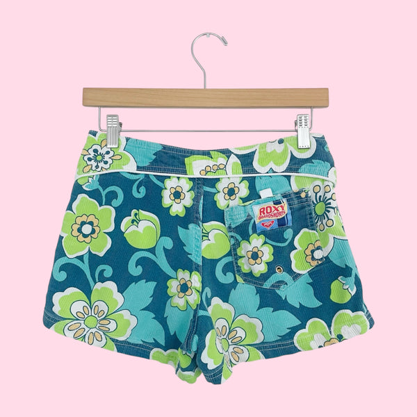 Y2K Roxy Floral Boardshorts (S)