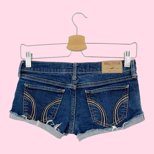 Y2K HOLLISTER LOW RISE MICRO MINI SHORTS (00)