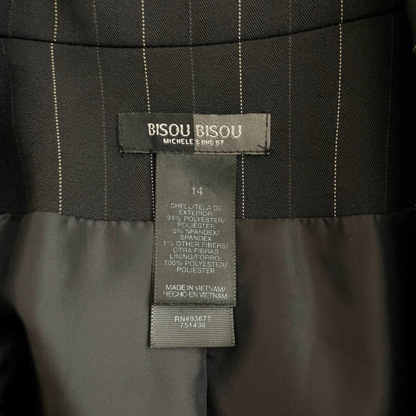 Y2K Black Pinstripe Blazer (14)