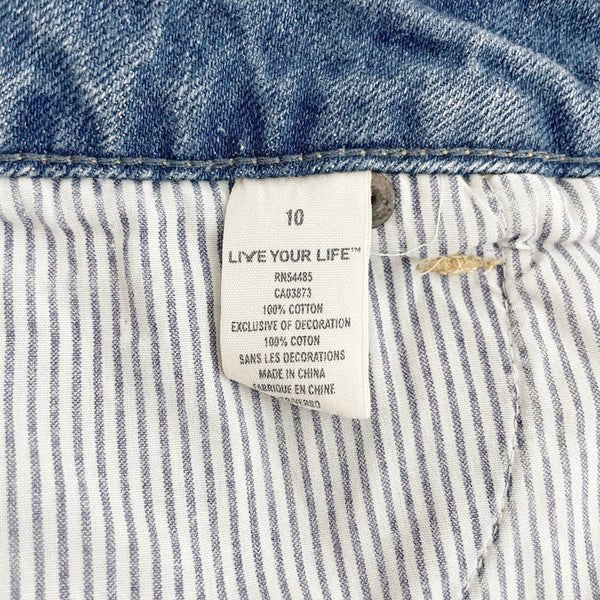 Y2K AMERICAN EAGLE LOW RISE DENIM SHORTS (10)