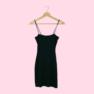 90S BLACK MINI DRESS (XS/S)