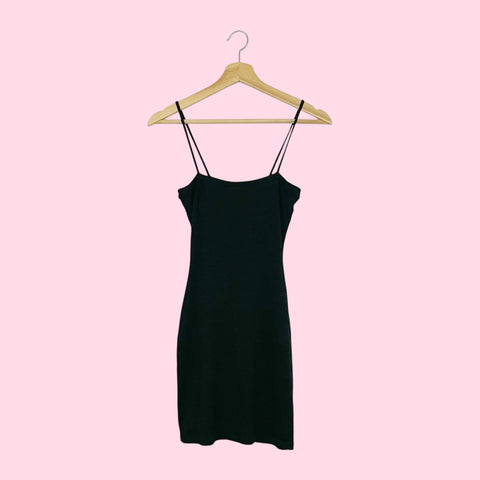 90S BLACK MINI DRESS (XS/S)