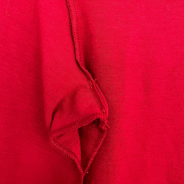 RED FISHNET ZIPPER TOP (S/M)