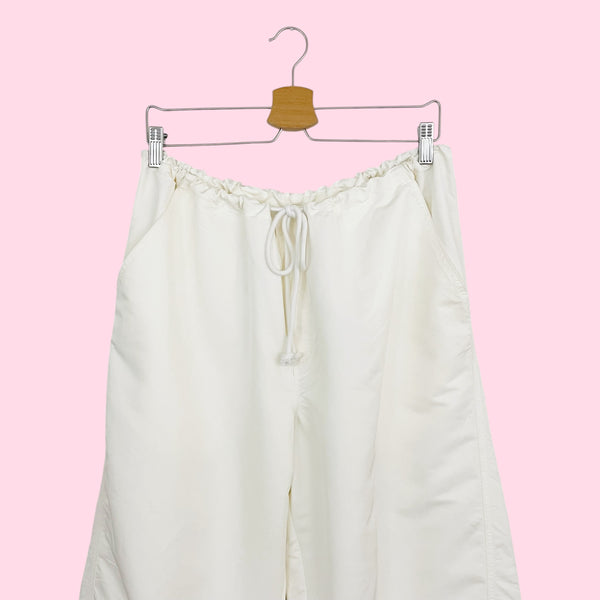 FP MOVEMENT WHITE PARACHUTE PANTS (L)