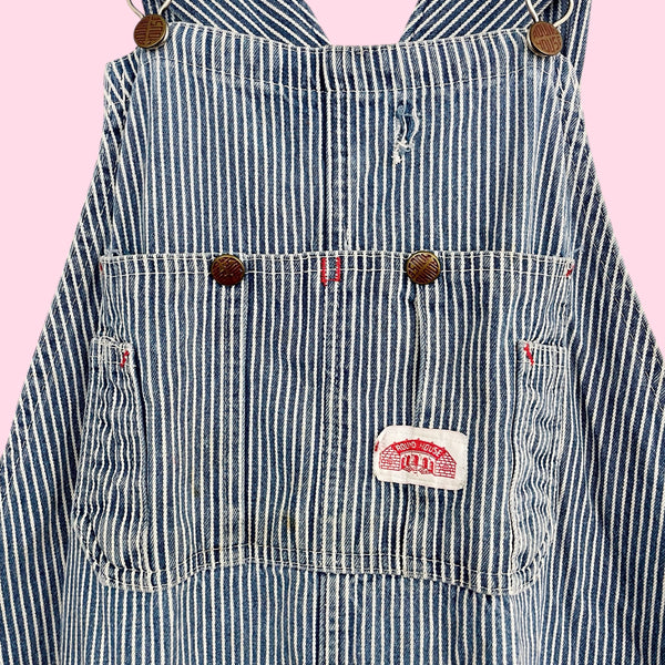 ROUNDHOUSE HICKORY STRIPE OVERALLS (42)
