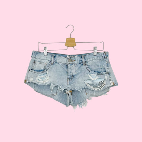 ONE X ONE TEASPOON NO 2'S MICRO MINI SHORTS (28)