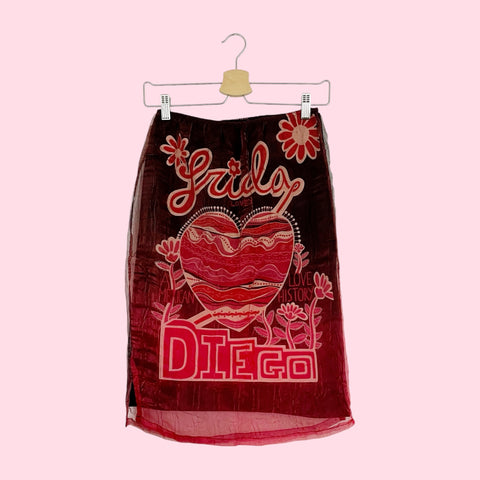 CUSTO BARCELONA FRIDA LOVES DIEGO SKIRT (XS)