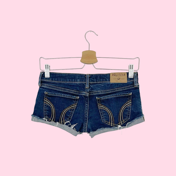 Y2K HOLLISTER LOW RISE MICRO MINI SHORTS (00)