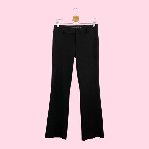 Dkny Jeans Black Center Seam Bootcut Pants (8)