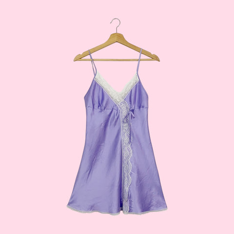 VICTORIA'S SECRET LAVENDER SLIP DRESS (XS)