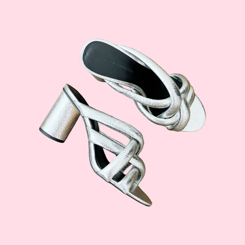 REBECCA MINKOFF AMANDINE HIGH-HEEL SLIDE SANDALS (10)