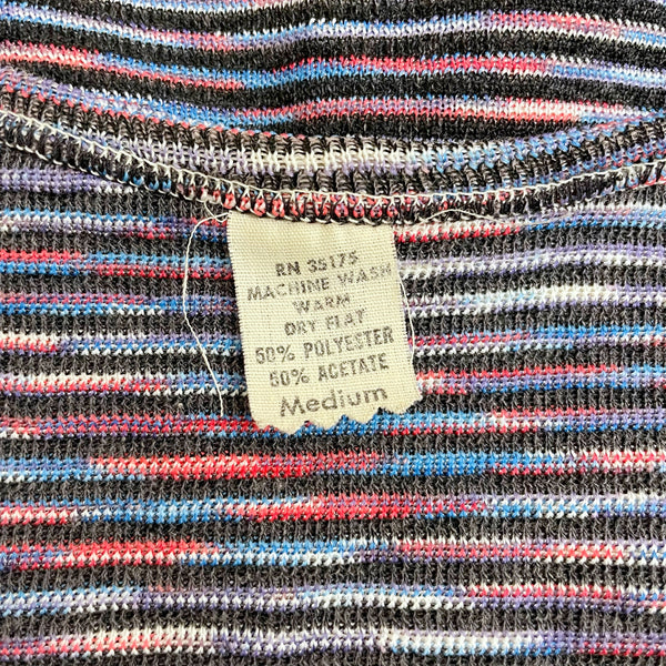 70s SPACE DYE KNIT TOP (S)