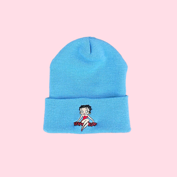 BETTY BOOP EMBROIDERED BEANIE (S/M)