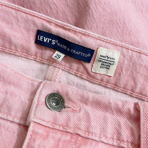LEVI'S MADE & CRAFTED PINK RIVIERA SHORTS (29)