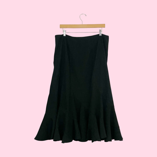 Y2K Black Paneled Maxi Skirt (16)