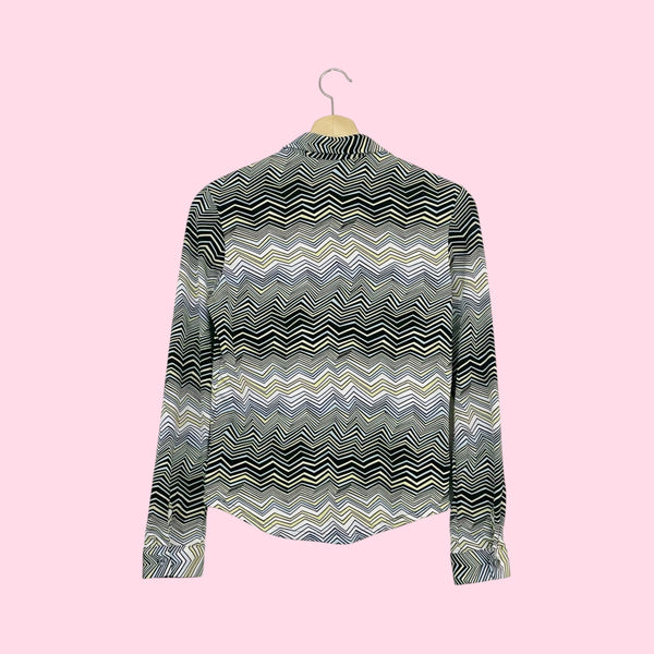 ZIG ZAG PRINT BLOUSE (S)