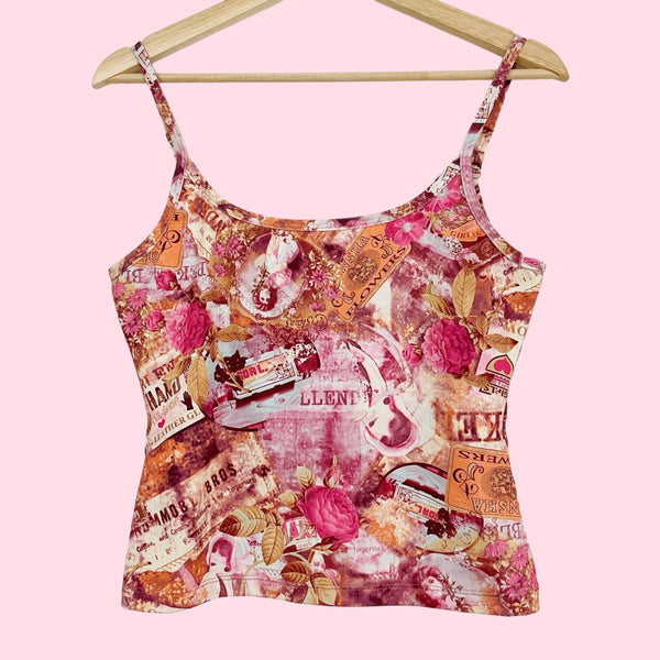 PRINTED TANKINI TOP (M/L)